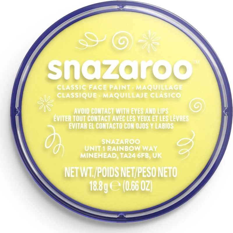 Snazaroo barva na obličej 18 ml Žlutá světlá Pale Yellow