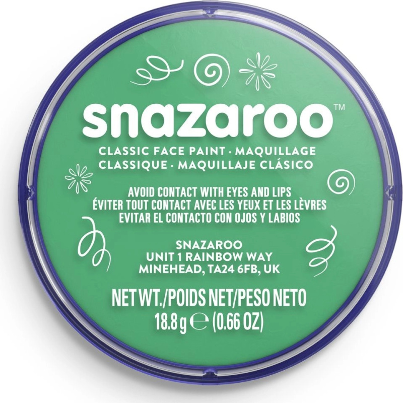 Snazaroo barva na obličej 18 ml Zelená Bright Green