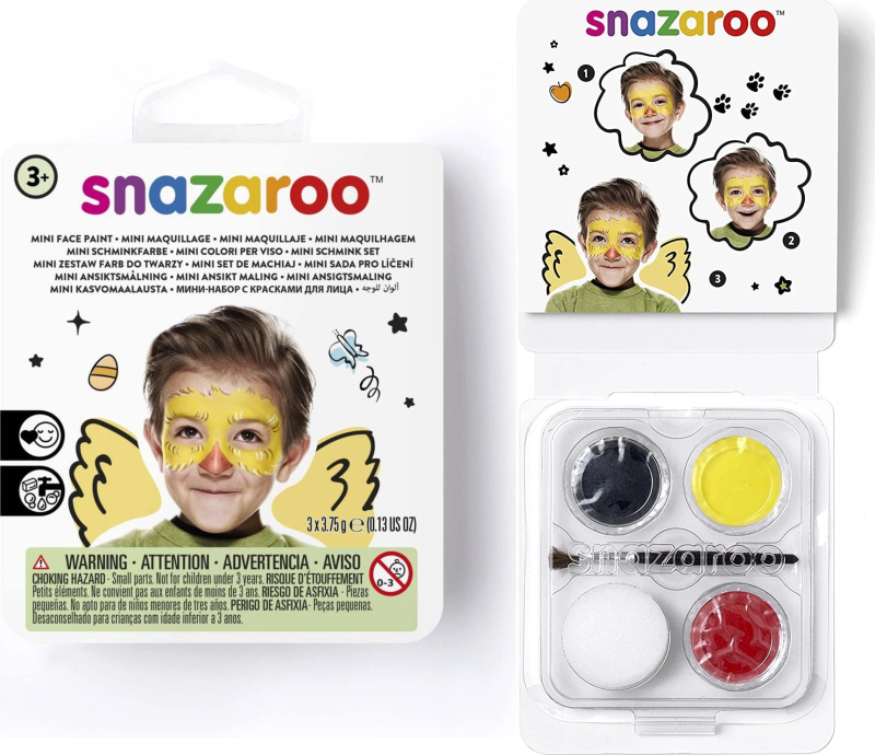 SNAZAROO Mini sada barev na obličej Kuře