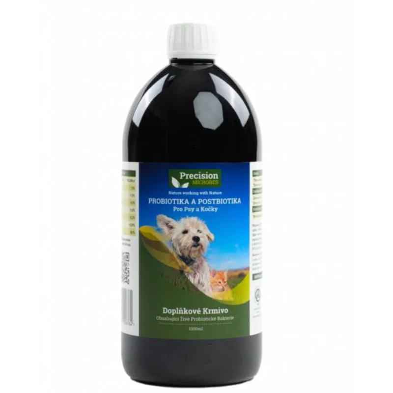 Precizní Mikroby Probiotika a Postbiotika Pro Psy a Kočky - 100 ml