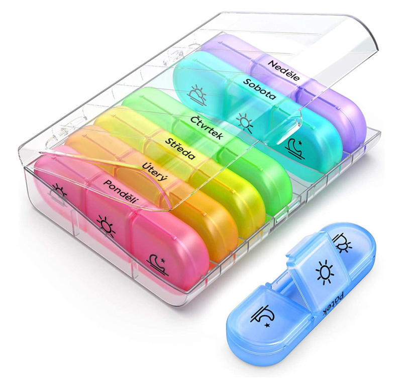 SIMPLYMED Dávkovač léků týdenní 21010 horizont