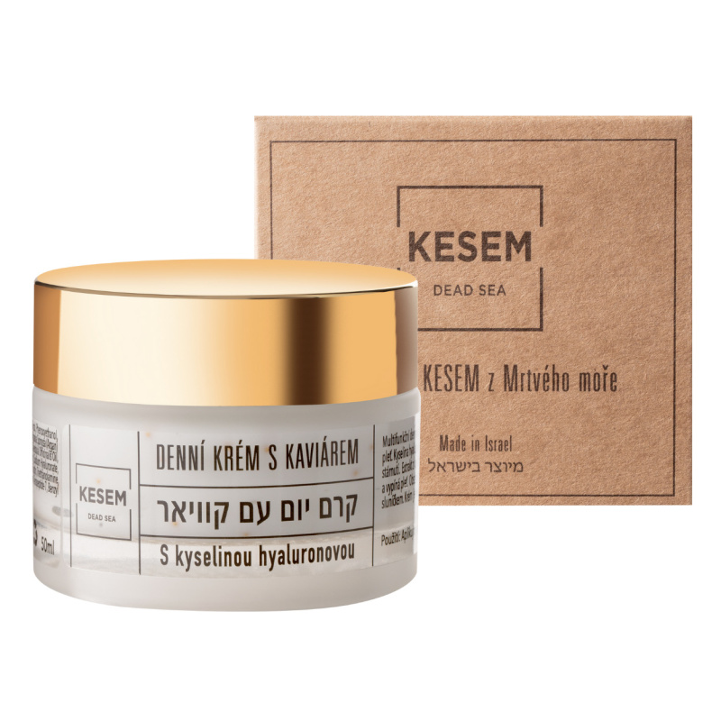 KESEM Dead sea KESEM Denní krém s kaviárem a kyselinou hyaluronovou, 50 ml