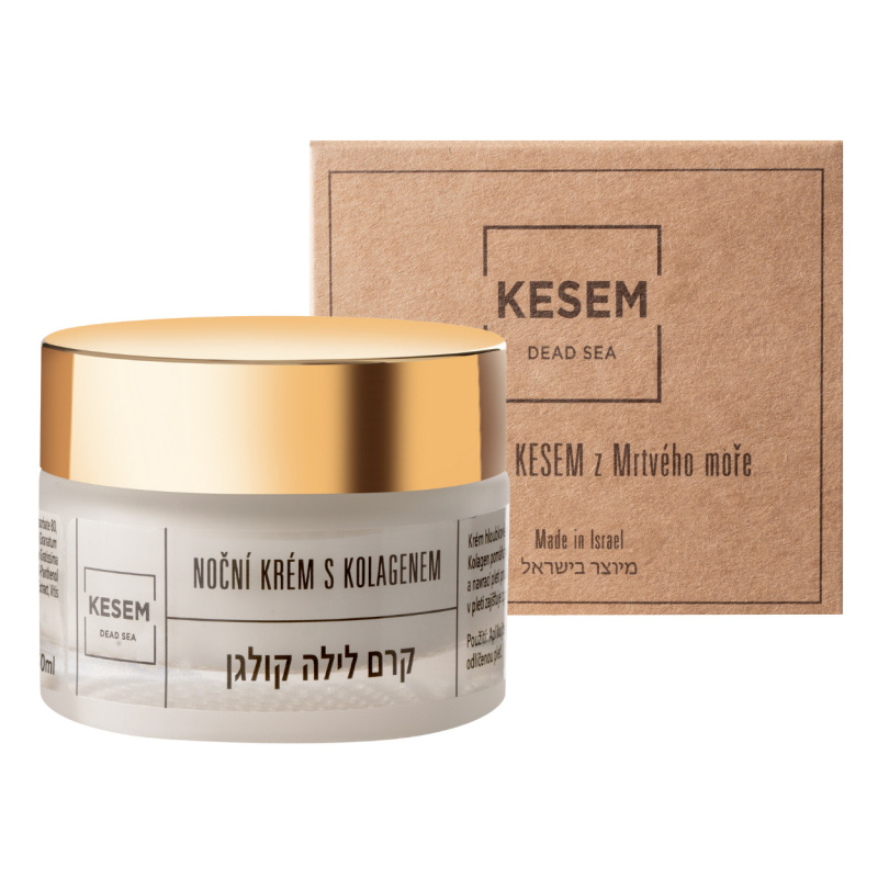 KESEM Dead sea Noční pleťový krém s kolagenem, 50 ml