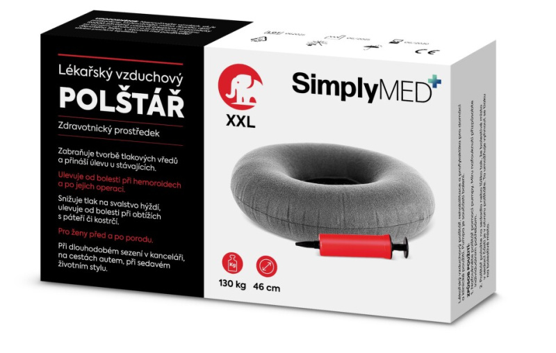 SimplyMed Lékařský vzduchový polštář XXL 1 ks
