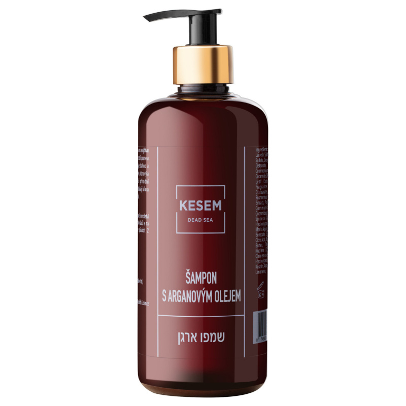 KESEM Dead sea Arganový šampon s minerály z Mrtvého moře, 500 ml