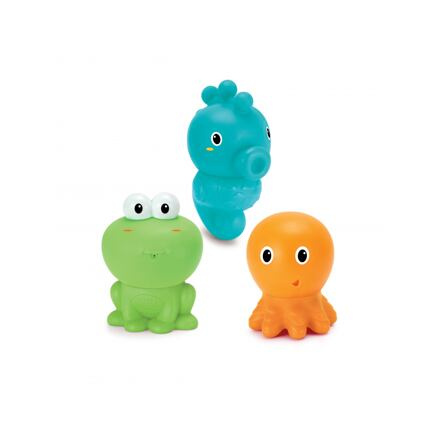 Infantino Zvířátka do koupele šroubovací, 3 ks