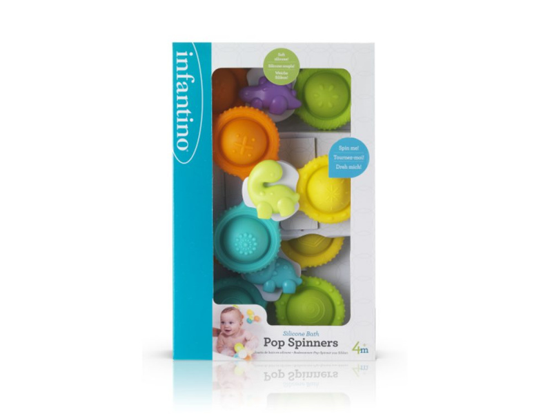 Infantino Spinner do koupele Pop Spinners 3 ks