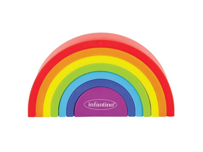 Infantino Skládačka duha Magic Rainbow