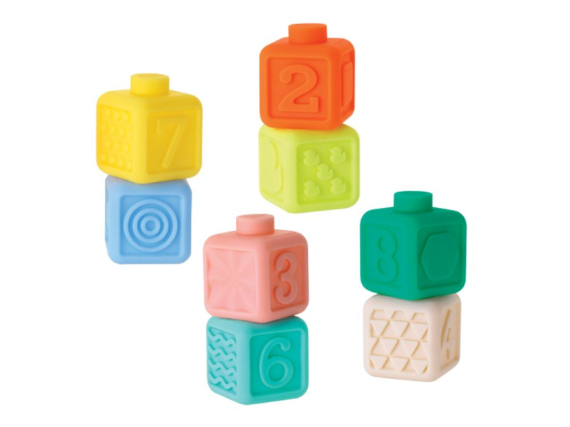 Infantino Kostky Squeeze & Stack 8 ks