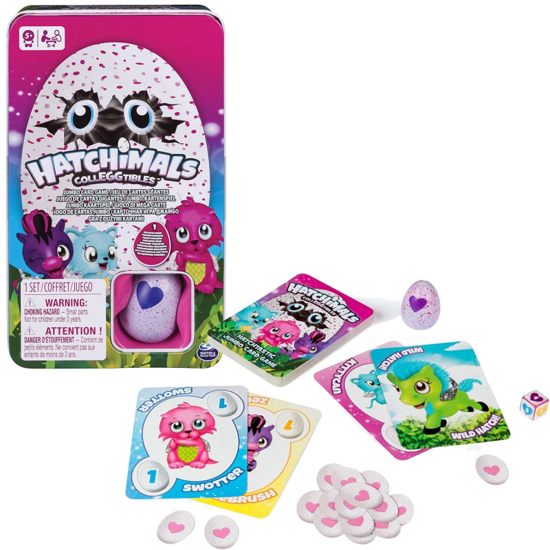 Hatchimals karetní hra Jumbo Memo s figurkou od Spin Master