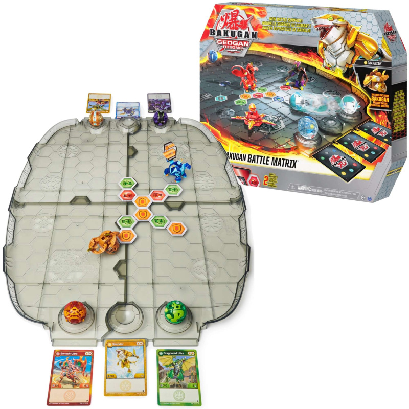 Bakugan battle matrix arena geogan rising s figurkou a kartami