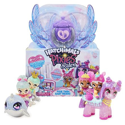 Spin Master Hatchimals Pixies Riders a miminka