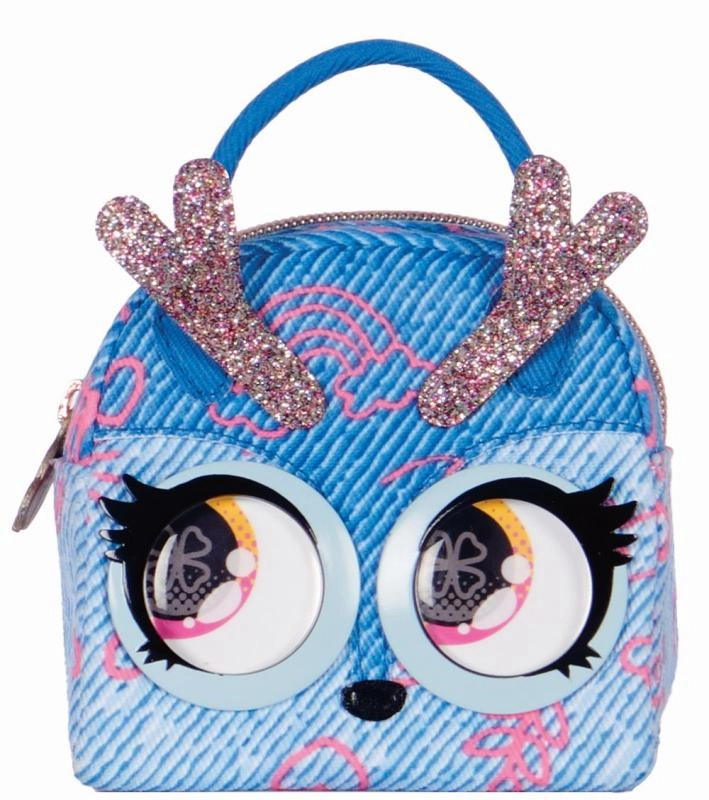 SPIN MASTER Purse Pets Mikro kabelka srnka mrkací peněženka PLYŠ