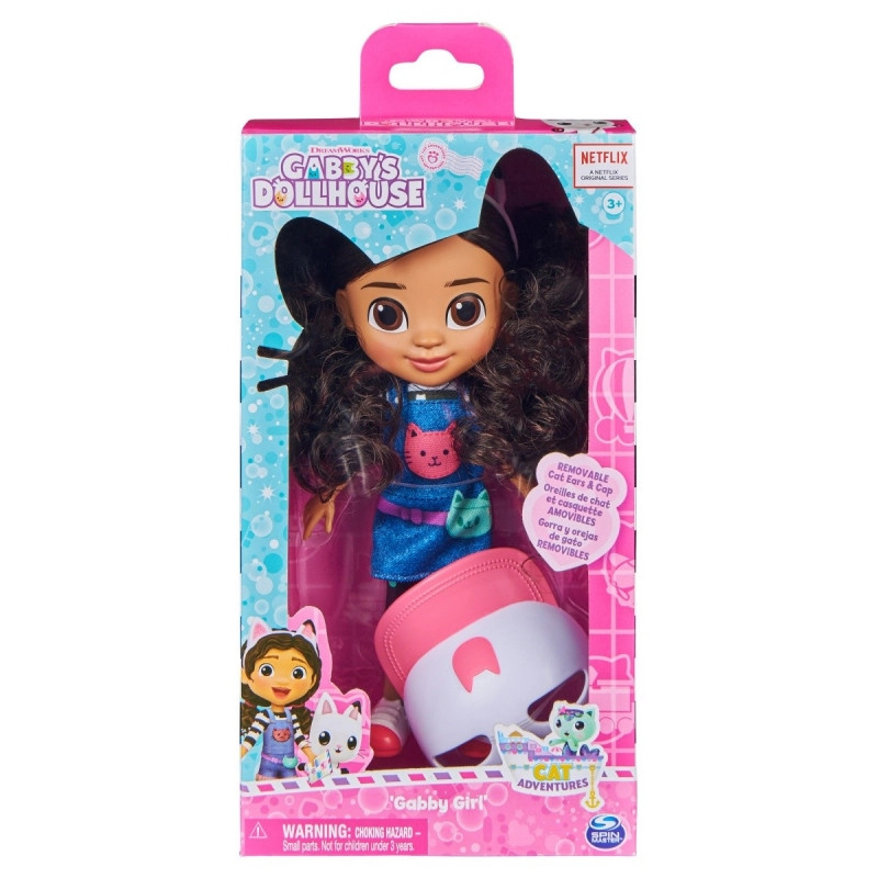 Lalka z GABBY'S DOLLHOUSE – cestovatelka Gabi 20 cm