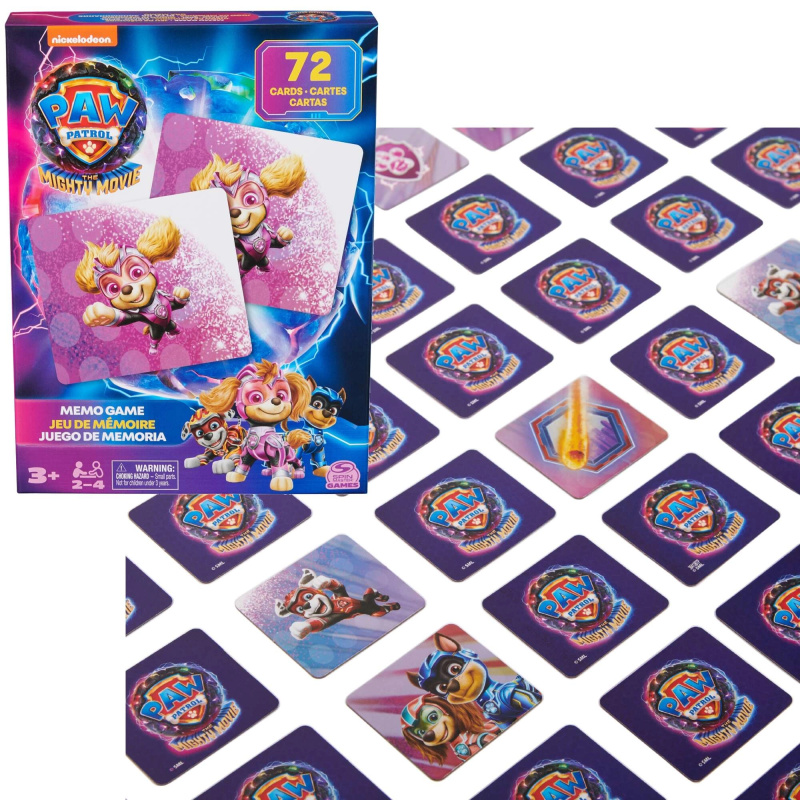 Paw Patrol: The Mighty Movie – pexeso Memo Match
