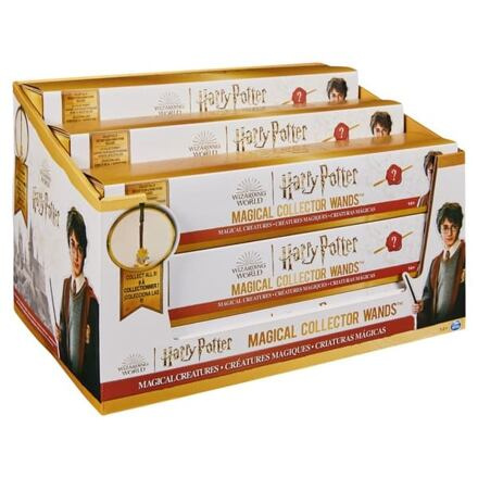 Harry Potter sběratelské kouzelné hůlky s podstavcem