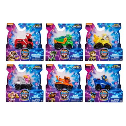Spin Master Tlapková Patrola ve velkofilmu set mini autíčko s figurkou 6 druhů