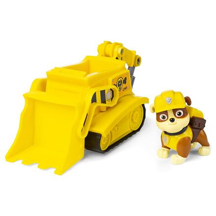 Spin Master Paw Patrol Tlapková Patrola Základní vozidlo s figurkou Rubble
