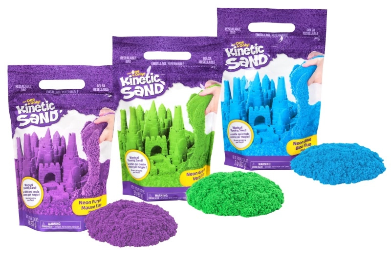 Spin Master Kinetic Sand Colour Sand – barevný kinetický písek (asort)