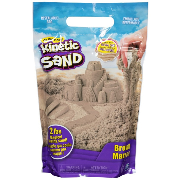 Kinetic sand hnědý písek 0,9 kg