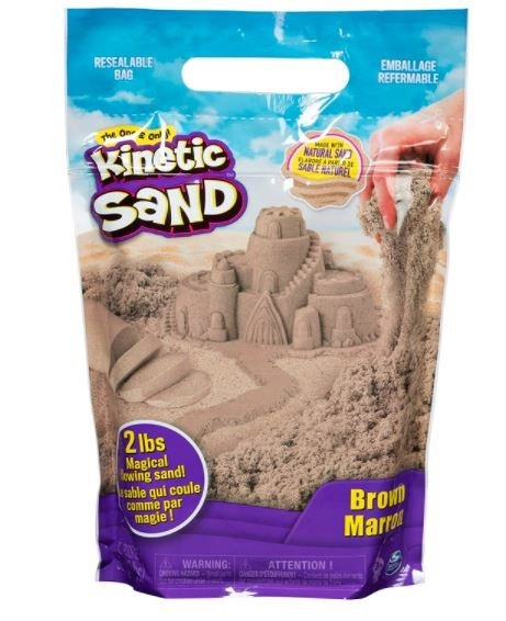 Kinetic sand hnědý písek 0,9 kg