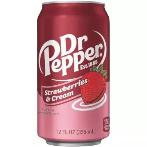 Dr. Pepper strawberries cream 0,355L USA