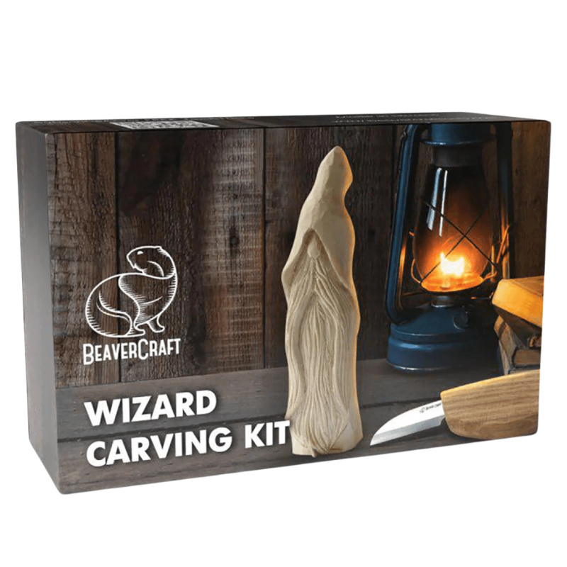 BeaverCraft Dárková vyřezávací sada DIY03 Čaroděj - Wizart Carving Kit