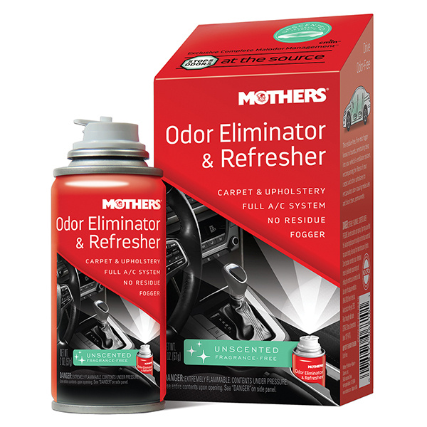 Mothers Polish Mothers Odor Eliminator  Refresher - osvěžovač vzduchu a pohlcovač pachů v interiéru a klimatizaci, neutrální vůně, 57 g