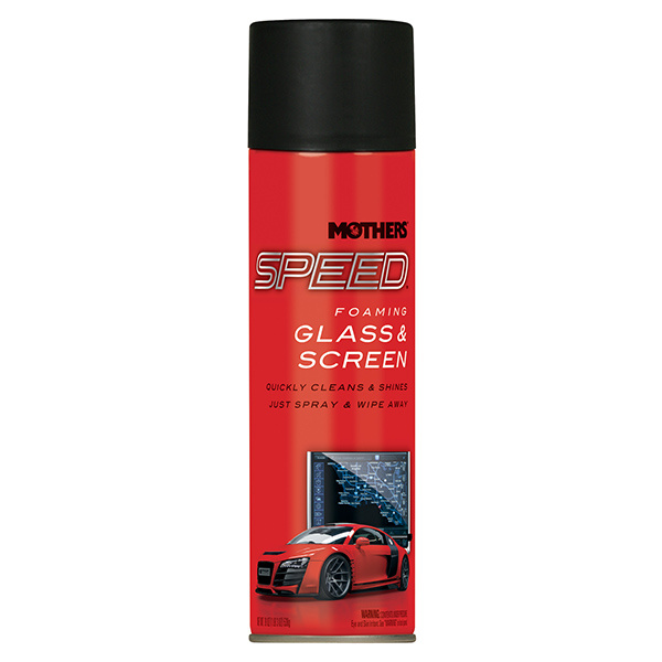 Mothers Polish Mothers Speed Foaming Glass  Screen Cleaner - pěnový čistič skel, zrcadel a lesklých povrchů , sprej 562 ml