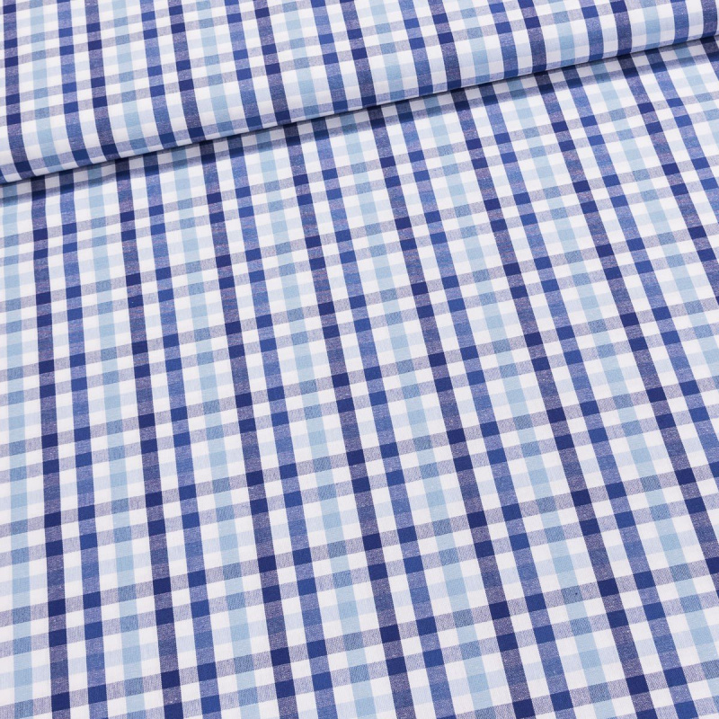 KANAFAS CZ Pravý český bavlněný kanafas ŽOFIE K3,5 15303 kostka 3,5cm, žluto-modro-zelený, š.140cm (látka v metráži)