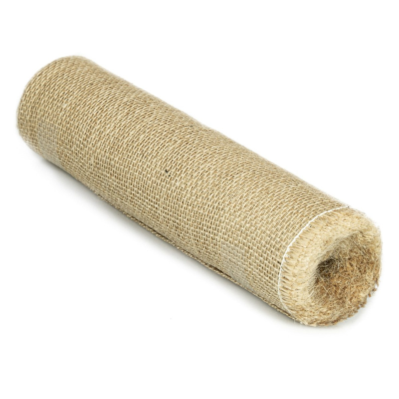 Juta technická (pytlovina), gramáž 213 g/m2, jednobarevná přírodní režná, š.30cm (látka v metráži)