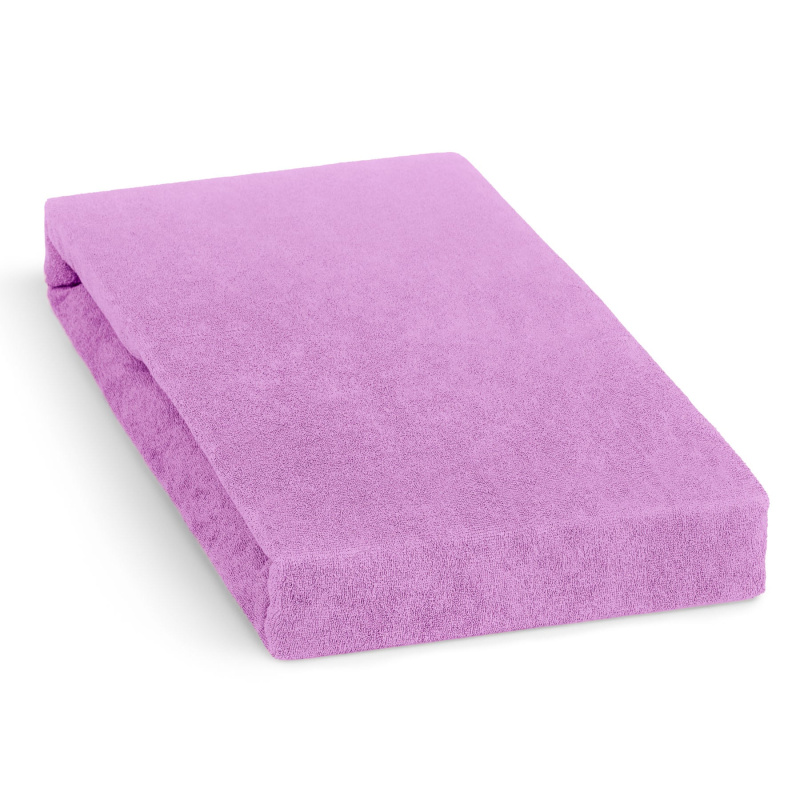 Polášek froté prostěradlo 90x200cm, světle fialové