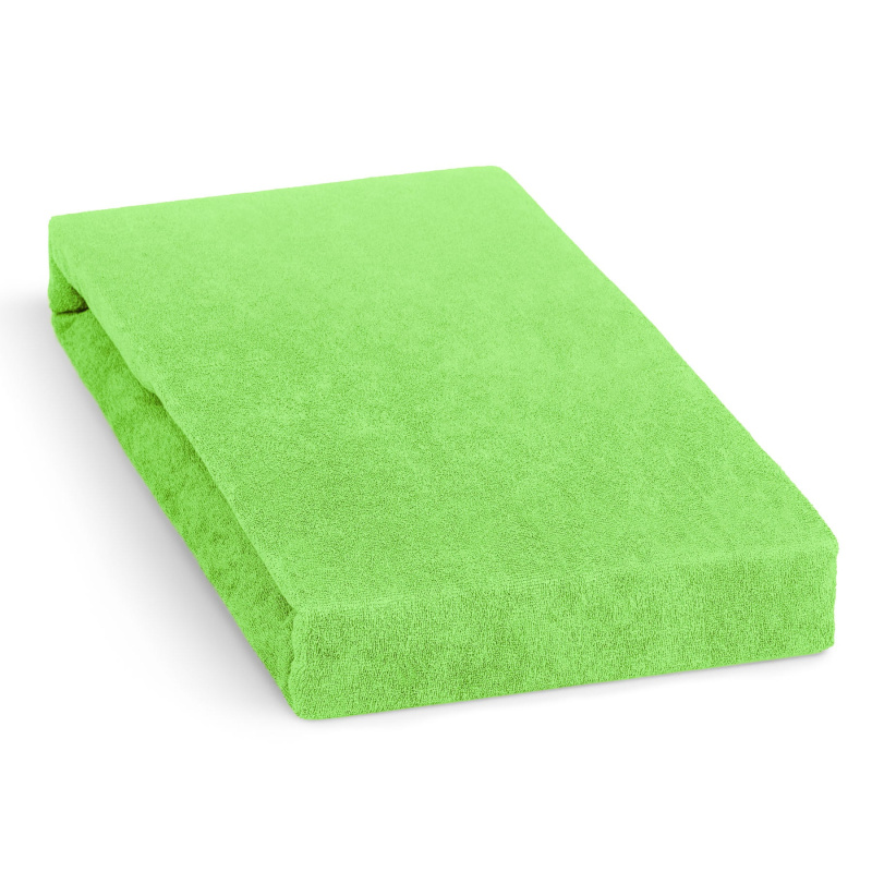 Polášek froté prostěradlo 180x200cm, žluto-zelené