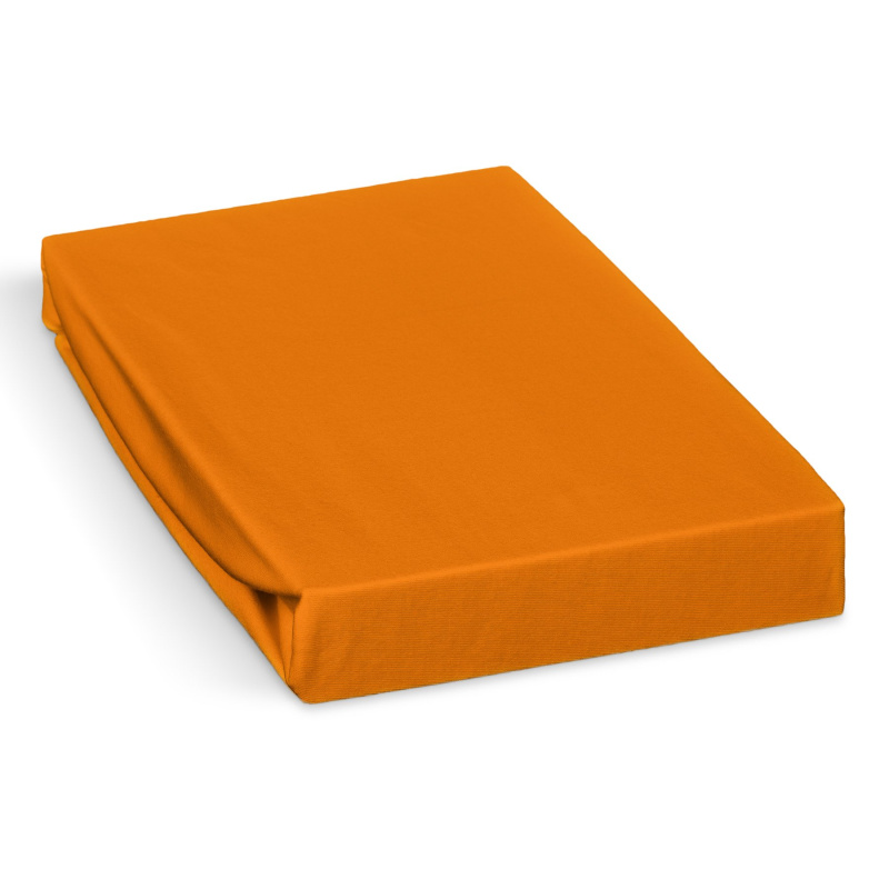 Polášek jersey prostěradlo 180x200cm, žluto-oranžové