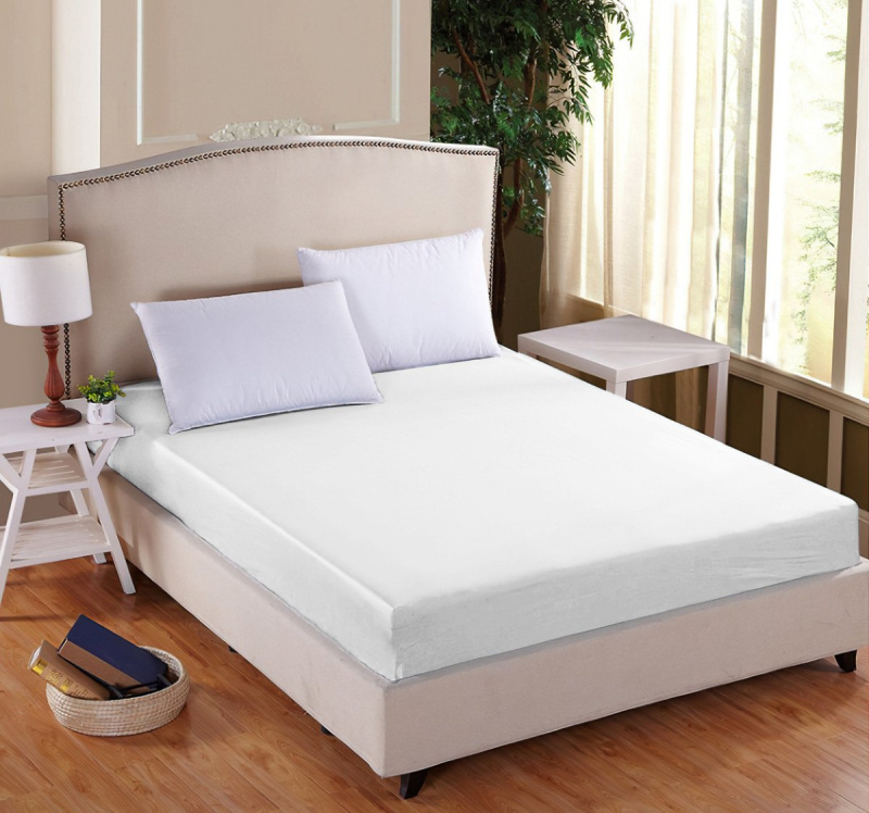 Entuzia Luxusní napínací mako-jersey prostěradlo s lycrou DELUXE 90x200cm elastické, bílé