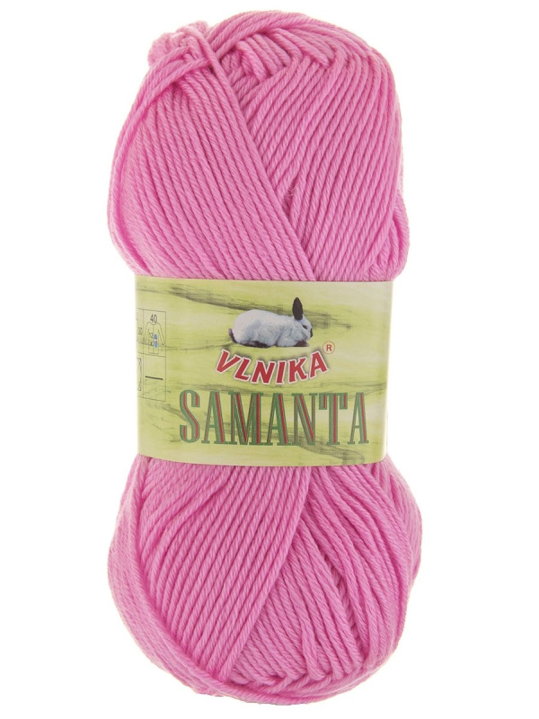 Pletací příze Vlnika SAMANTA 29 růžová, klasická, 50g/145m