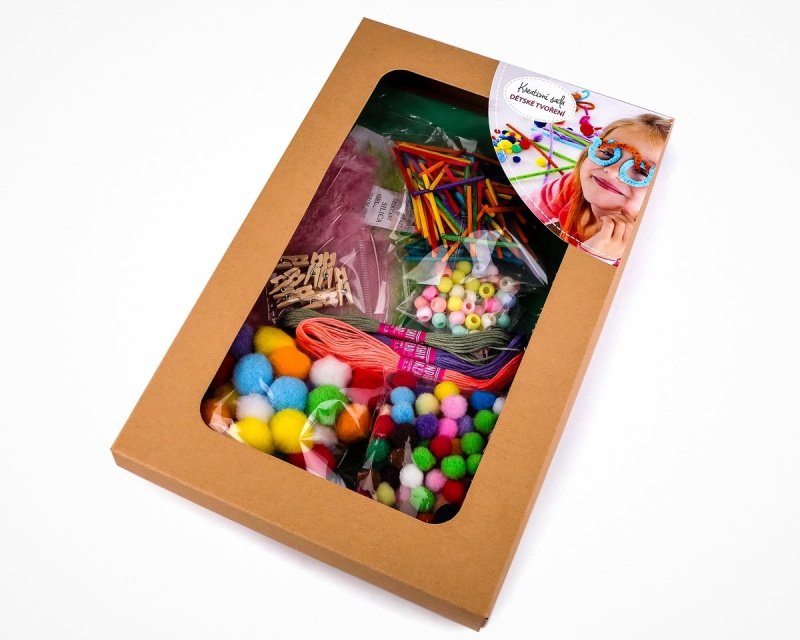 Stoklasa Kreativní dětská sada k tvoření 880193, krabice 22 x 34 cm, mix