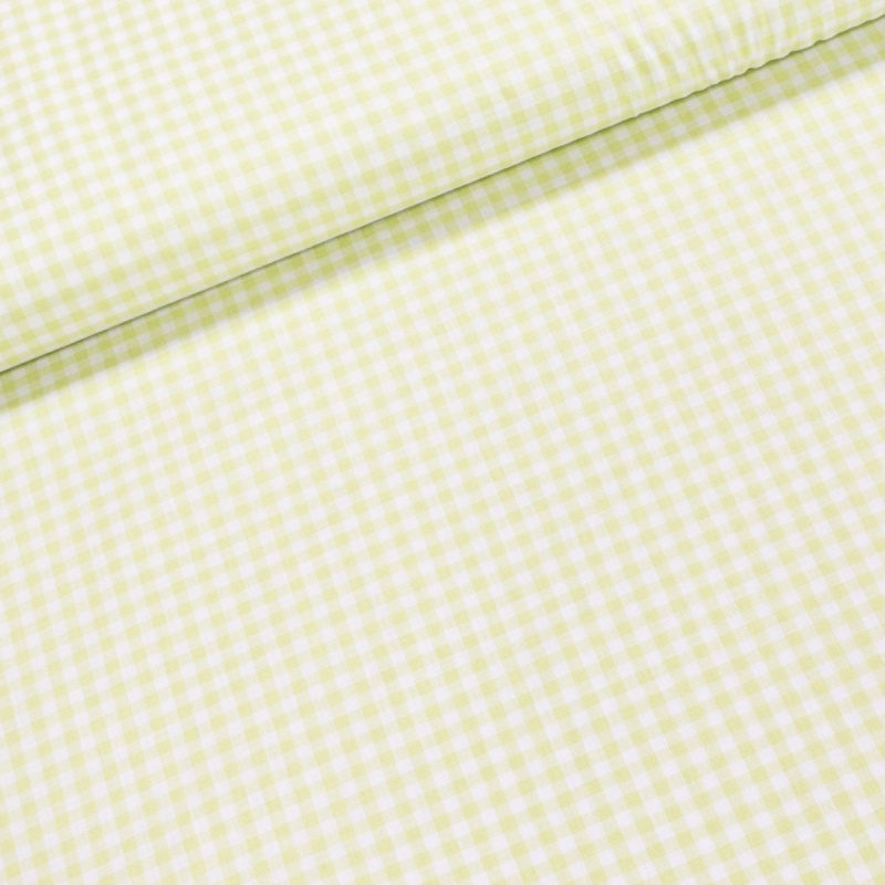 Bavlněný kanafas PEARL LT.GREEN 0,5x0,5cm světle zelený, š.160cm (látka v metráži)