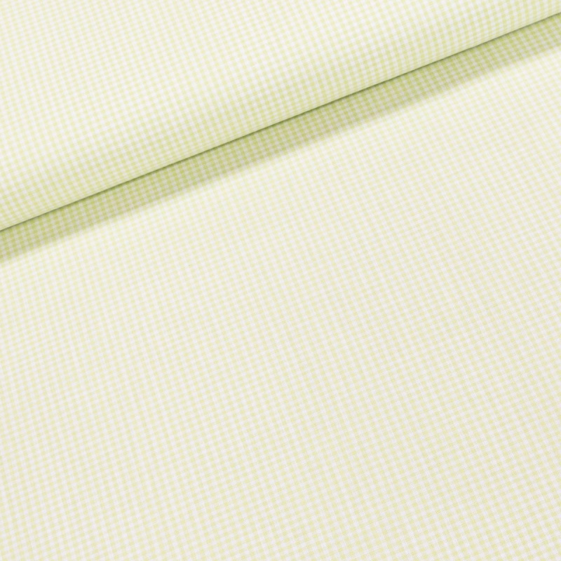 Bavlněný kanafas PEARL LT.GREEN 0,3x0,3cm světle zelený, š.160cm (látka v metráži)