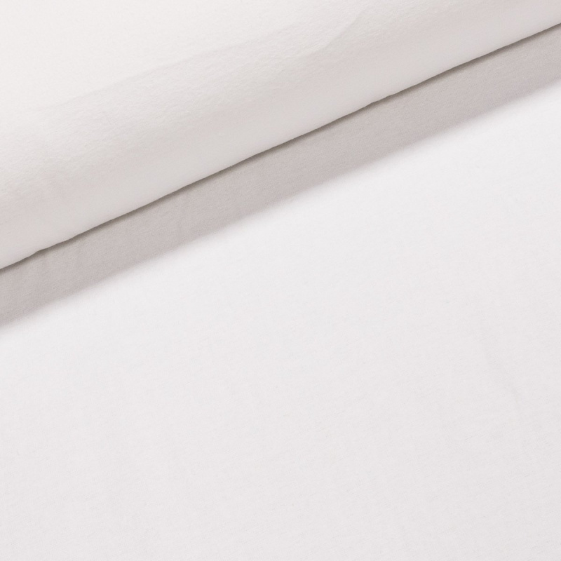 Konekt flanel bavlněný UNI M-1 jednobarevný bílý, š.160cm (látka v metráži)