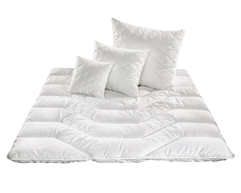 4sleep Set MEDICAL z dutého vlákna, prošívaný, přikrývka 140x200cm, polštář 70x90cm, normal (1000 + 1000g), v dárkové tašce