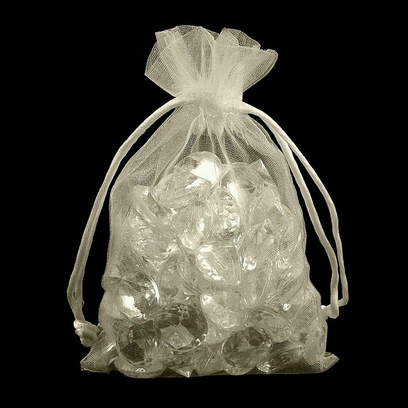 Stoklasa Pytlík organzový dárkový 720368/17, světle krémová, 10x15cm