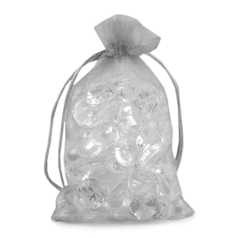 Stoklasa Pytlík organzový dárkový 720368/1, stříbrná, 10x15cm
