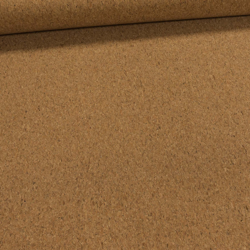 Potahová látka, korková látka CORTEX LISO s textilním podkladem, béžová, š.140cm, 215g/m2 (látka v metráži)