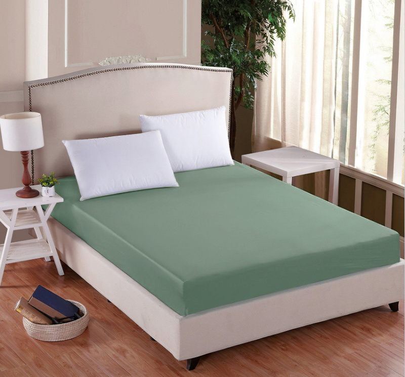 Entuzia Luxusní napínací mako-jersey prostěradlo s lycrou DELUXE 180x200cm elastické, peppermint