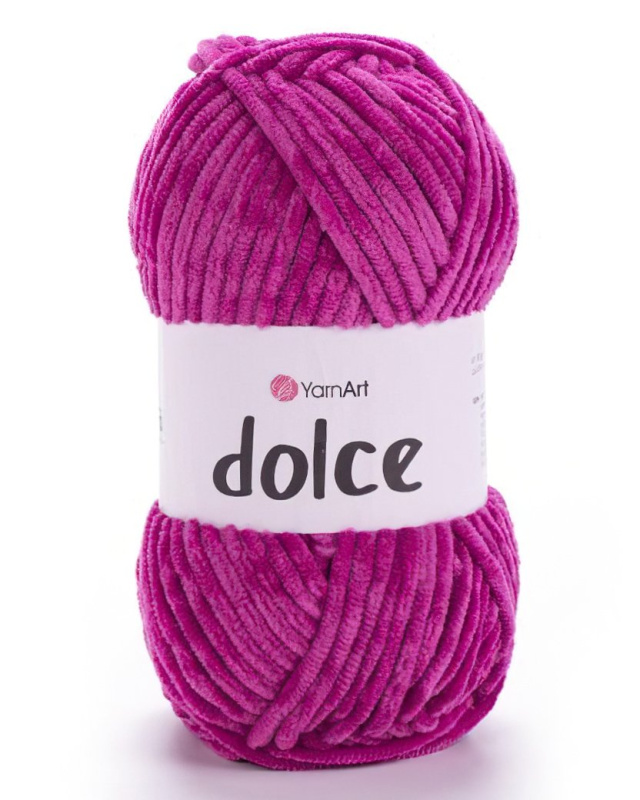 Pletací příze YarnArt DOLCE 794 fialovo-růžová, efektní, 100g/120m