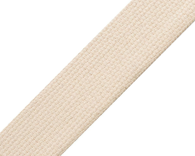 Popruh bavlněný 490011/490001 přírodní, šíře 3cm (popruh v metráži)