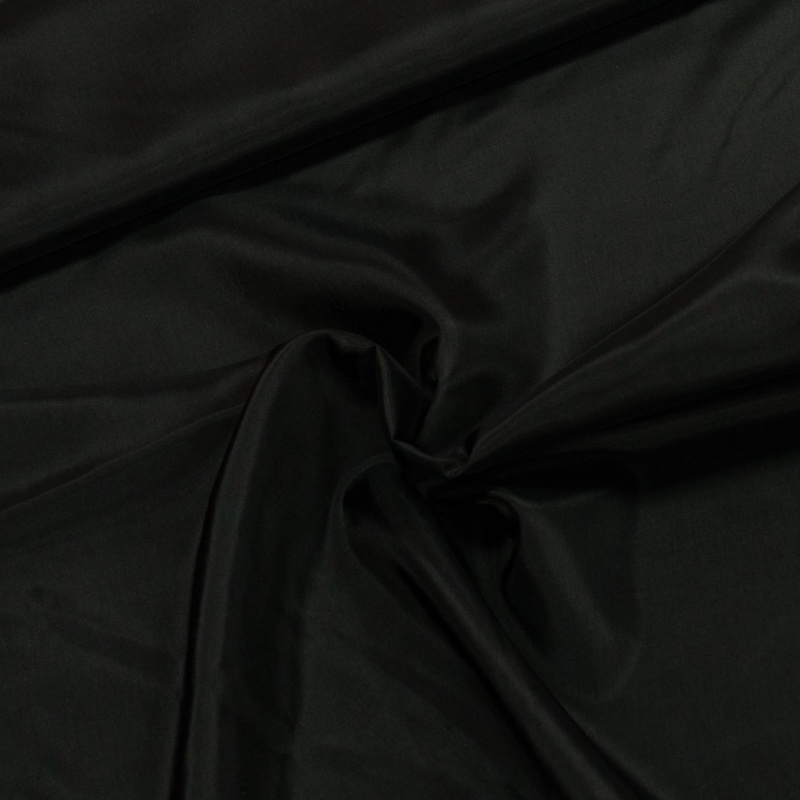 Podšívka viskózová / acetátová, jednobarevná černá, š.160cm (látka v metráži)