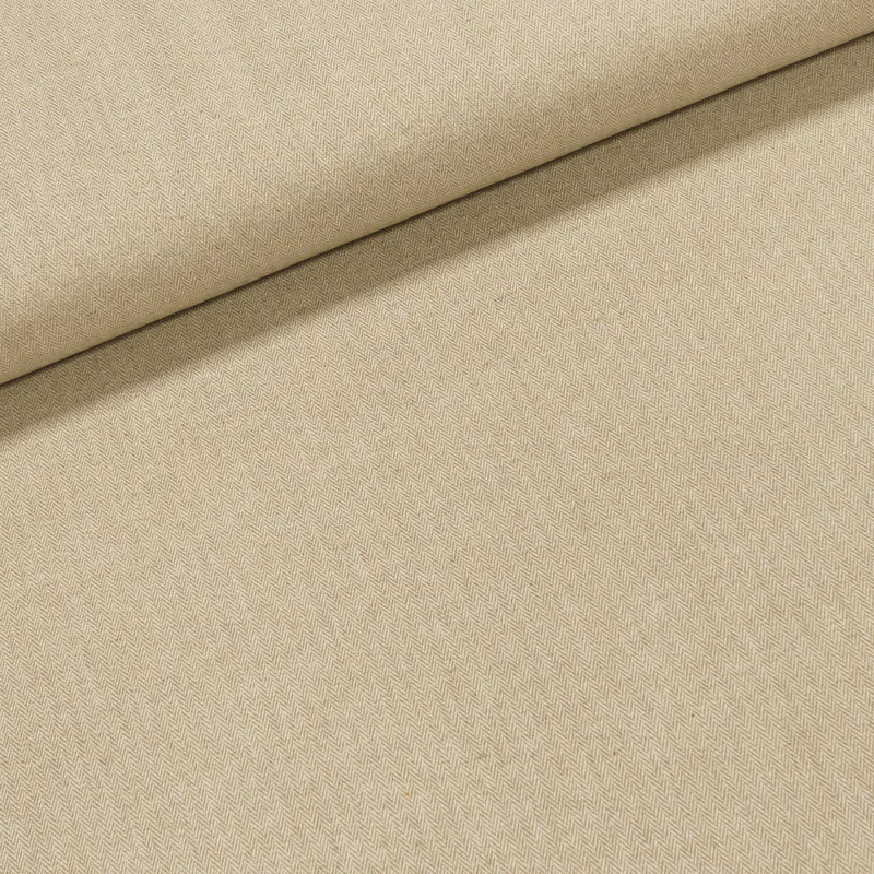 Směsové plátno 351530.1161.140, rybí kost, režná š.140cm (látka v metráži)
