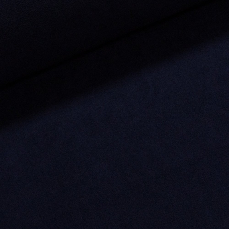Fleece (flís) 085 jednobarevná uni tmavě modrá, š.150cm (látka v metráži)